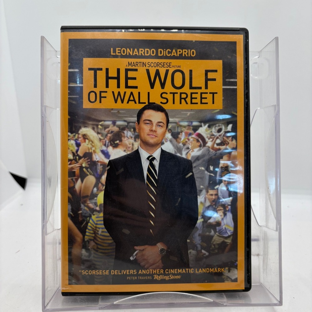 The Wolf of Wall Street DVD Leonardo DiCaprio Martin Scorsese Widescreen R Rated
